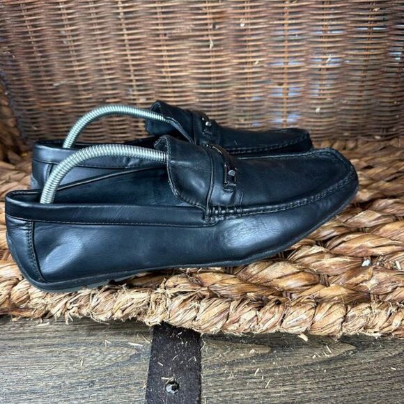 Madden Sz 10 1/2 Men's Black Slip On Loafers - Picture 1 of 7